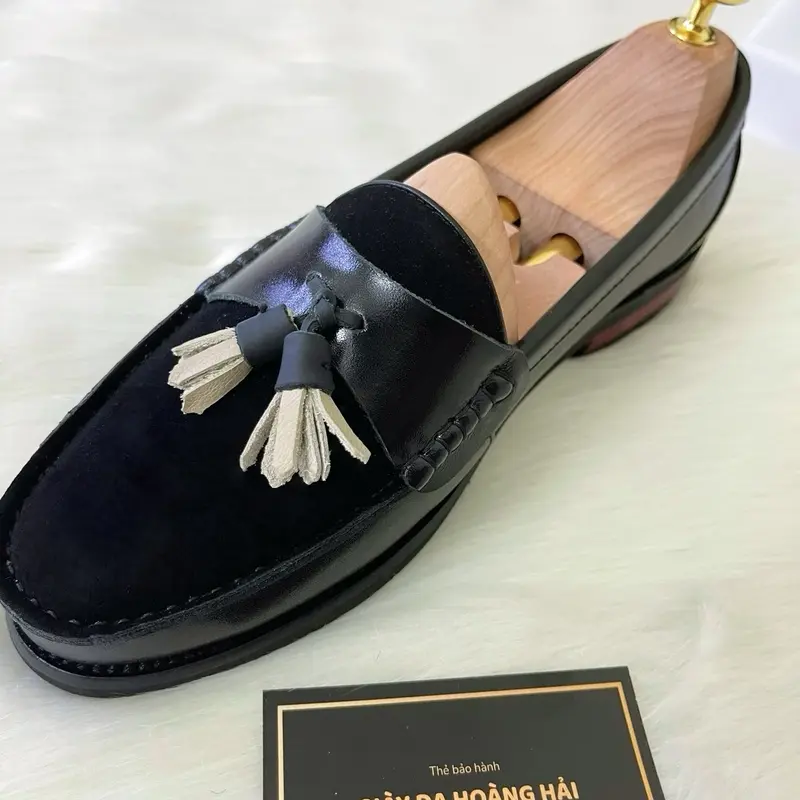 [Mã T11] Giày dio da bò Nappa nhập khẩu cao cấp Shoes Nam Đế Bằng 4
