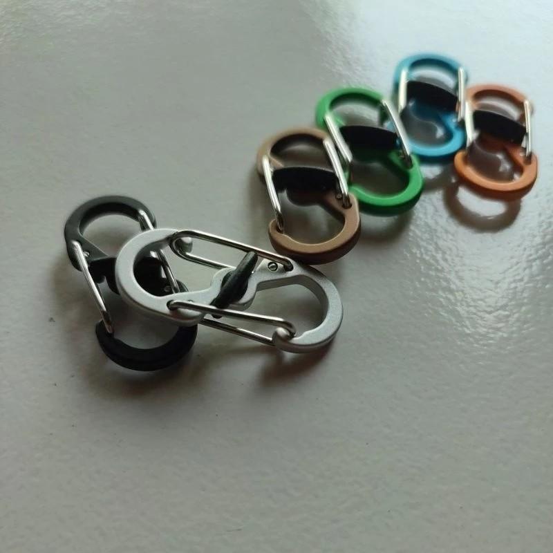 Product Introduction of Gantungan Metal S-biner carabiner  Premium Quality spring hook with Safety Lock 2