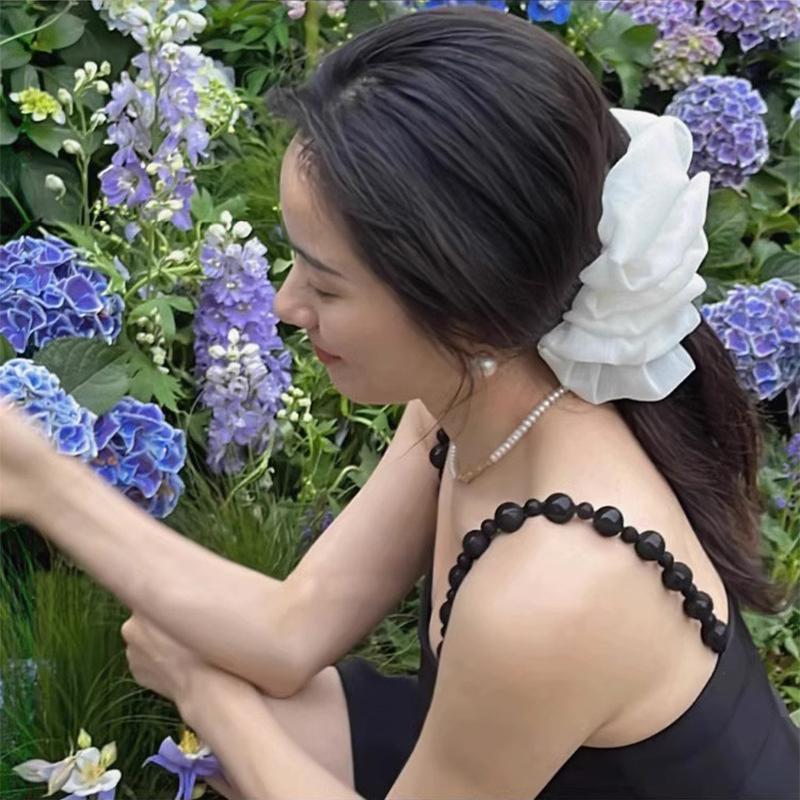 Kẹp Bong Bóng Lớn, Hàng Mới Về, Lưới Hai Mặt, Kẹp Tóc Nơ, Kẹp Tóc Nữ, Kẹp Tóc Sau Đầu, Đồ Trang Trí Tóc 1