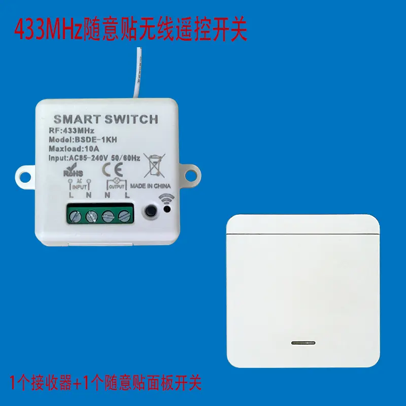 Long distance wireless remote control switch Household lighting remote control switch