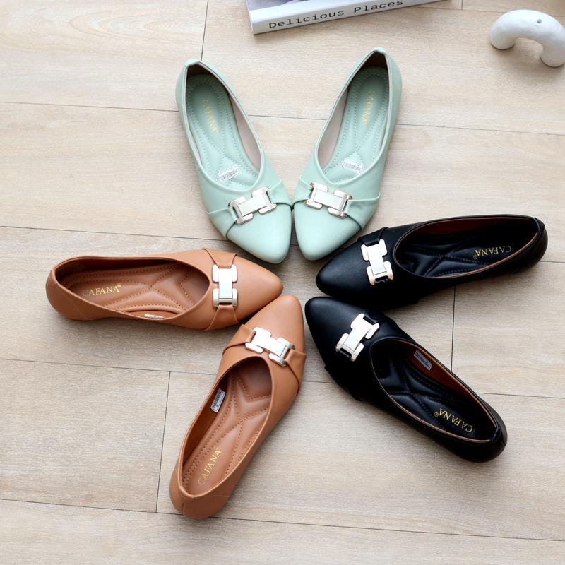 Product Introduction of Cafana Sepatu Flatshoes Wanita Sabrina SDB501 Shoes Karet 10