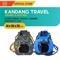 Gambar M-Pets Remix Travel Carrier 2IN1 / Kandang Travel Rangka Besi - Camouflage, kandang travel anjing kucing dari M-Pets Volk Pets Indonesia Kota Tangerang 3 Tokopedia