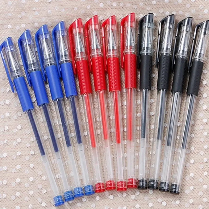 jessicakt ใช้งานได้ YP-114 ปากกาหมึกเจล ปลอกใส 0.5mm มี 3 สี ราคาต่อ 1 ด้าม เขียนลื่นติดทน