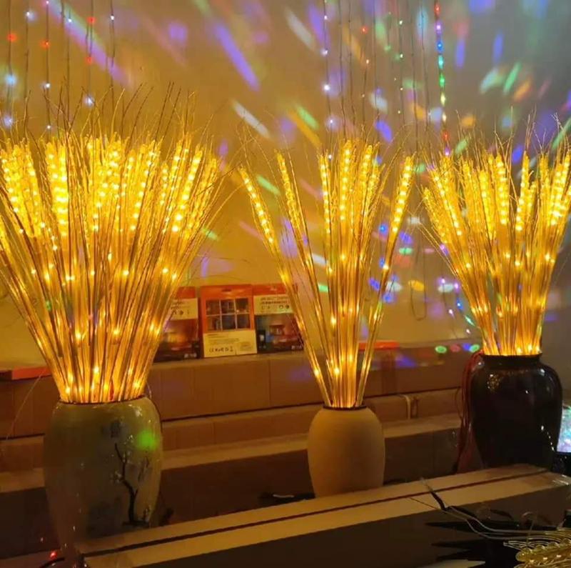 Đèn LED Bông Lúa mang tài lộc cho gia chủ ( 1 bó gồm 10 bông lúa + 1 phích cắm điện 220V)