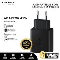 Gambar Charger 45W Compatible For Samsung Galaxy Z Fold 6 PD Adapter Super Fast Charging 2.0 - 25W dari Toleda Indonesia Kota Tangerang 1 Tokopedia