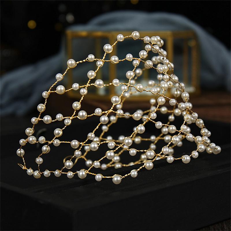 Ivy Pearl & Crystal Headband - Shop Hair Accessories | Dareth Colburn - View #3