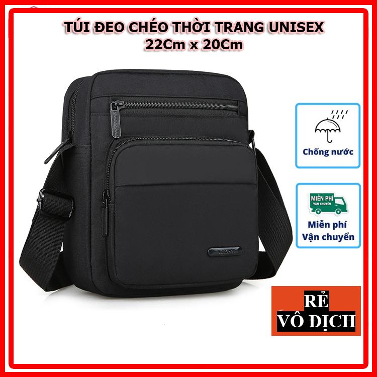  Túi Đeo Chéo Nam Nữ Thời Trang Nhiều Ngăn Chống Nước Bag Đeo Vai Nhung 