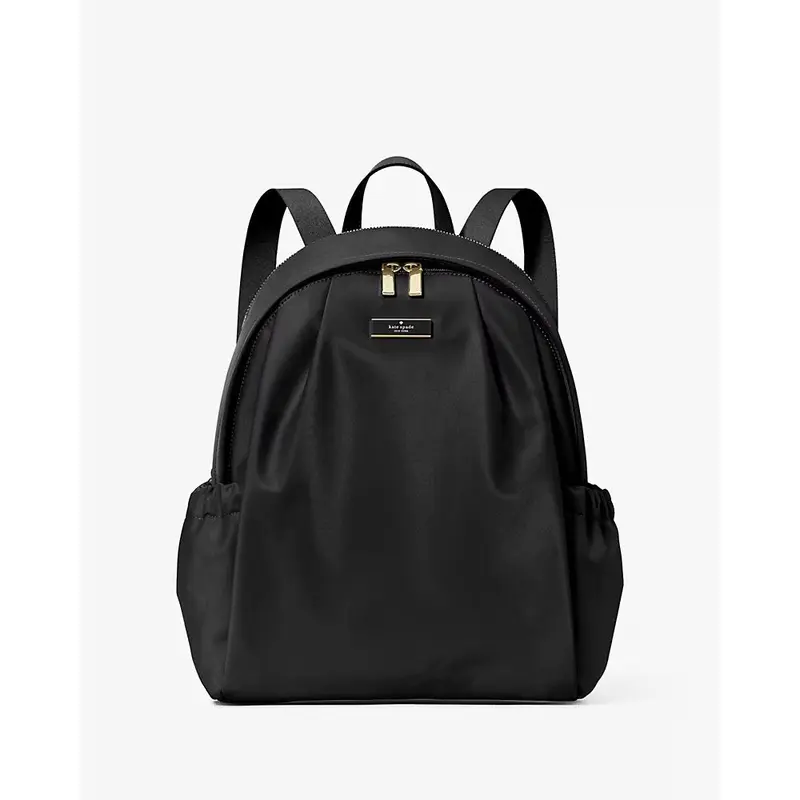 kate spade camden quilted large backpack in black kh404  display picture 2