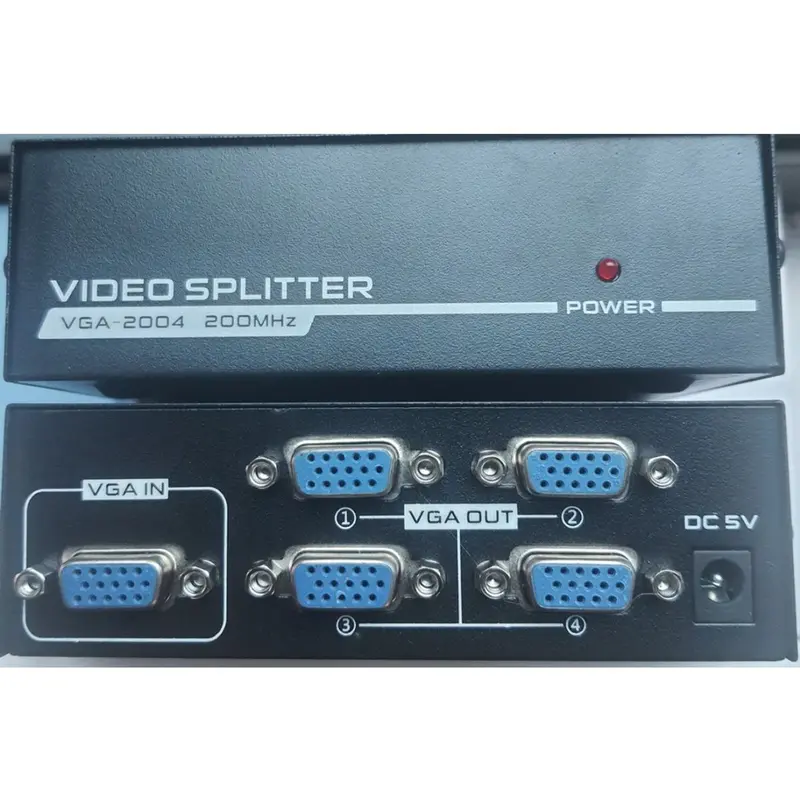 Bộ chia VGA 1 Vào 4 Ra 200MHz (Video Splliter VGA-2004) 0