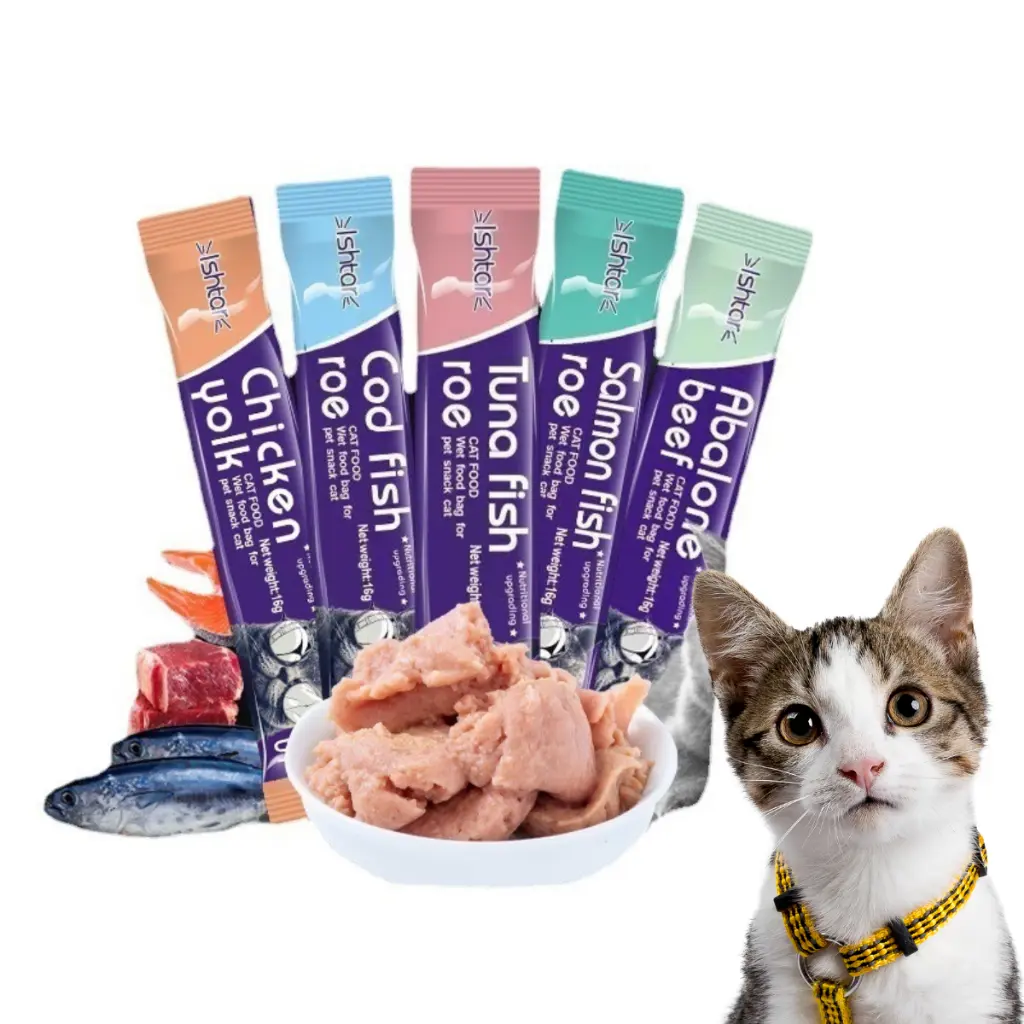 [SG Stock] Premium Seafood Creamy Nutritious Cat Food Treats | Cat Snacks for All Breeds