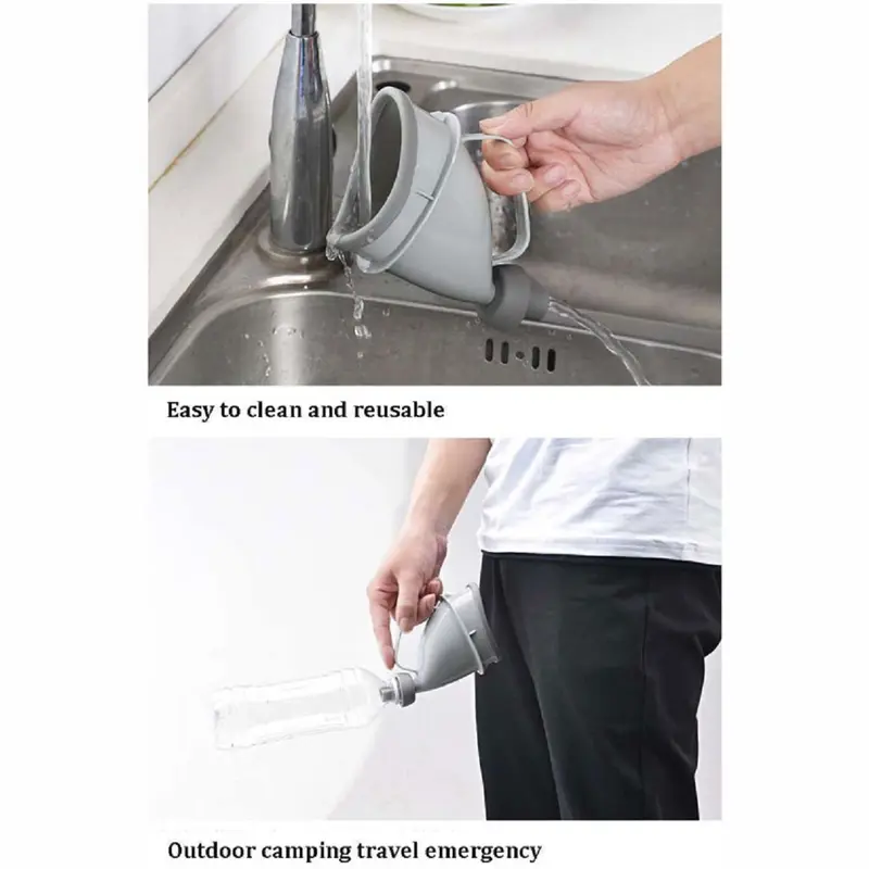 Urinator Travel Portable Emergency Toilet Pria Wanita Dewasa urinator mobil Pispot 3