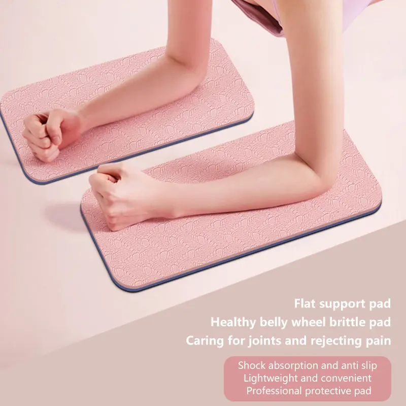 Đệm Đệm Đầu Gối Tập Yoga, Dày, 2 Chiếc, Đệm TPE Họa Tiết Chống Trượt, Đệm Bảo Vệ Hỗ Trợ, Thích Hợp Cho Khuỷu Tay, Chân Và Cánh Tay, Tập Thể Dục Cân Bằng, Thể Dục 0