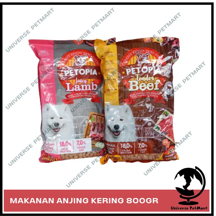 Makanan Kering Anjing Petopia Dog Dry Food All life stage 800gr