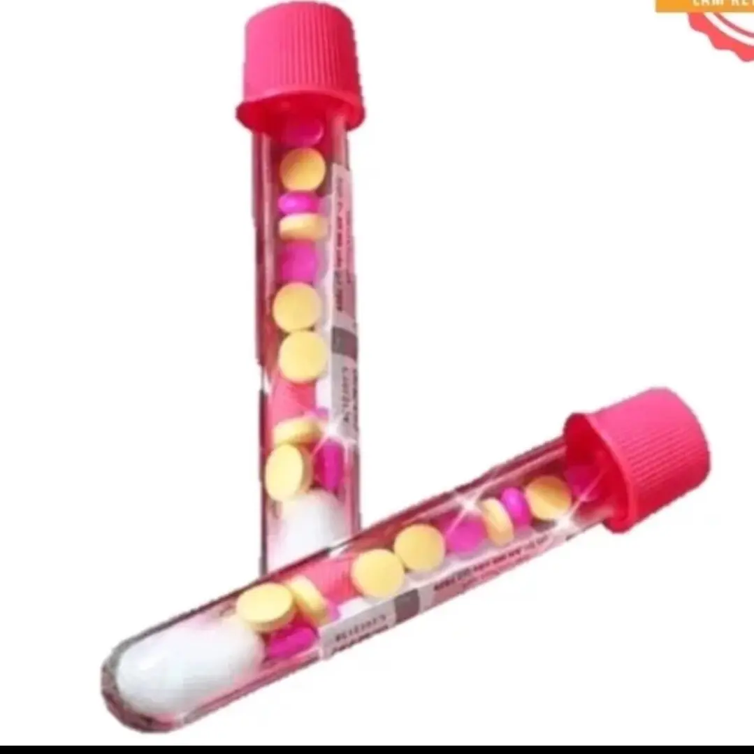 Thực Phẩm Bổ Sung Viên X10 Màu Hồng màu Vàng 14 viên Nắp đỏ