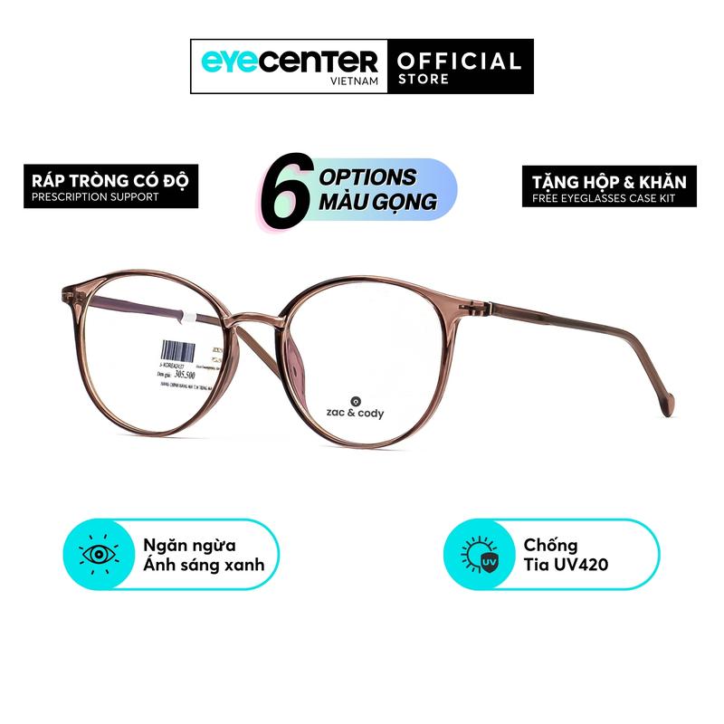   C09  Gọng kính nữ chính hãng ZAC & CODY C09 lõi thép chống gãy cao cấp Hàn Quốc nhập khẩu by Eye Center Vietnam 