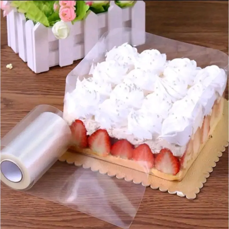 Plastik Bening Lentur Pinggiran Cake/Plastik Tipis Pinggiran Cake 6 cm x 10 m Kue Kitchenware