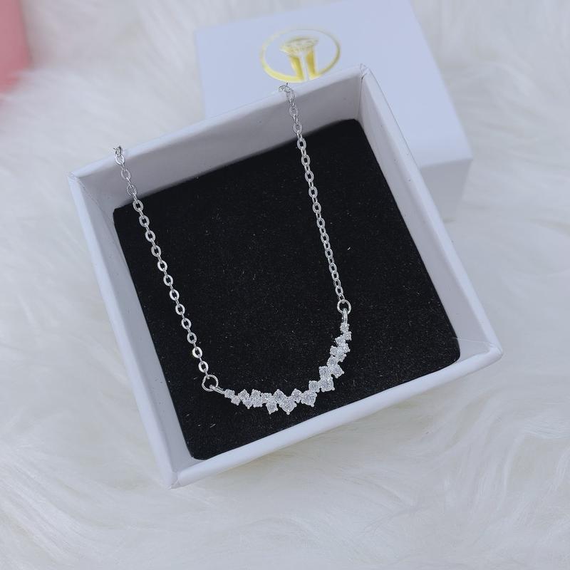 Dây bạc ta liền mặt hình mỉm cười cho nữ siêu xinh _HHJ 5