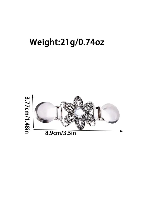 Flower Design Brooch Pin, Fashionable Clothes Accessories for Women & Men, Trendy All-match & Exquisite Brooch for Birthday Gift 1