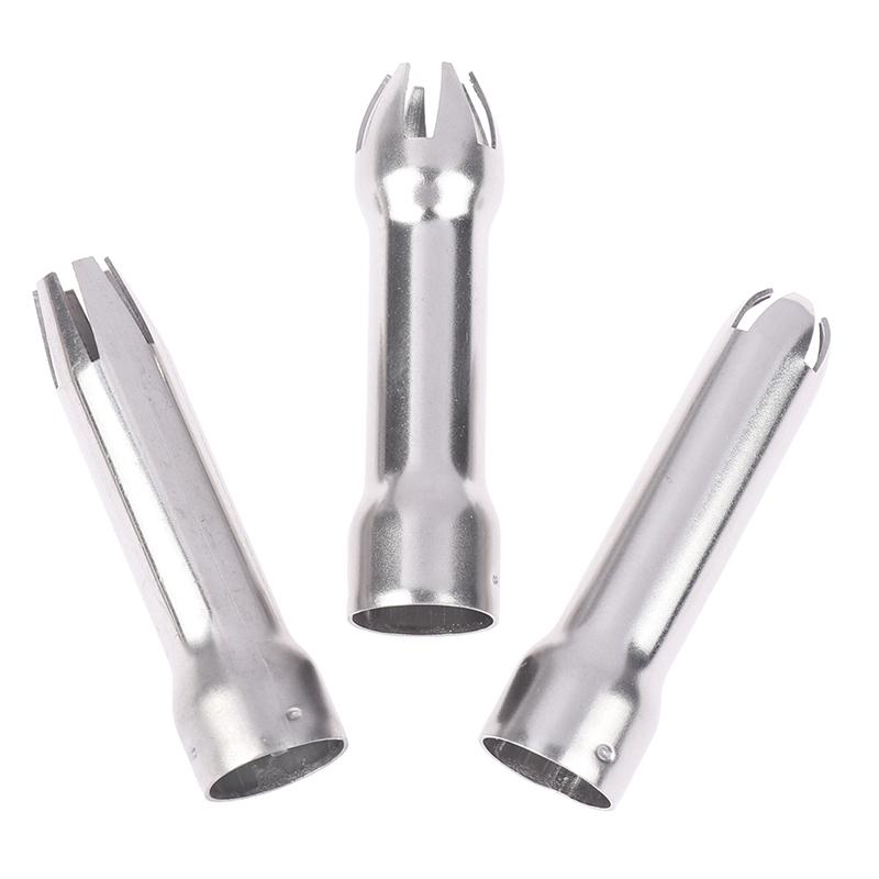 Product Introduction of [KKK]3pcs/Set Stainless Steel Durable Safe Cream Nozzle Cake Decoration Baking Nozzle DIY Cake Decorating Set Cream Dispenser 26