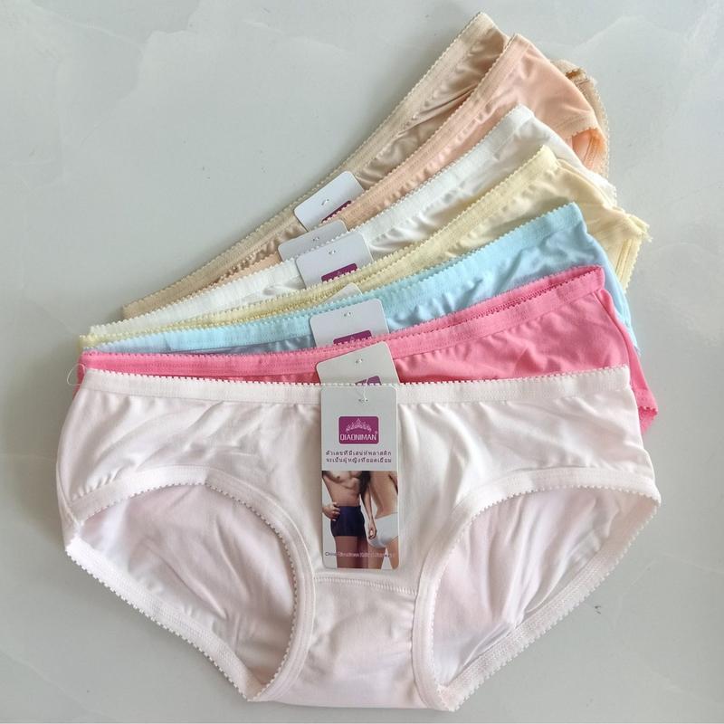 Combo 10 Quần Lót Nữ Cotton Thái Siêu Mịn  Chất Liệu Thấm Hút Và Co Giãn 4 Chiều ( Hàng loại 1) Women Thun dolot  ngoc 4