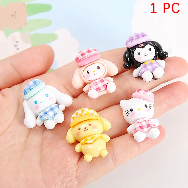 Đồ Trang Trí Kẹp Tóc Sanrio Dễ Thương, Chủ Đề Jackrabbit Hello Kitty Hoạt Hình, Hàng Mới Về, 1 Cái, Đồ Thủ Công Tự Làm, Trang Trí