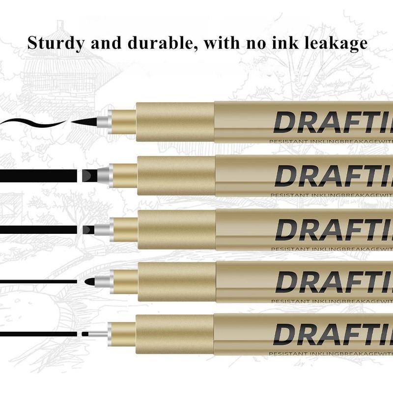 Product Introduction of Fine Liner Pen Set, Waterproof Needle Pen, Art Hand-painted Hook Line Pen, Sketch Pen, Stationery Set, School Art Supplies 3