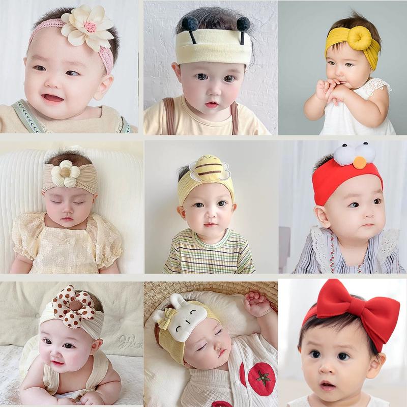 [0-2 tuổi]Tổng hợp các mẫu băng đô đồ chơi, tuban che thóp cho bé, xin xắn dễ thương Cài Tóc Phụ Kiện Tóc
