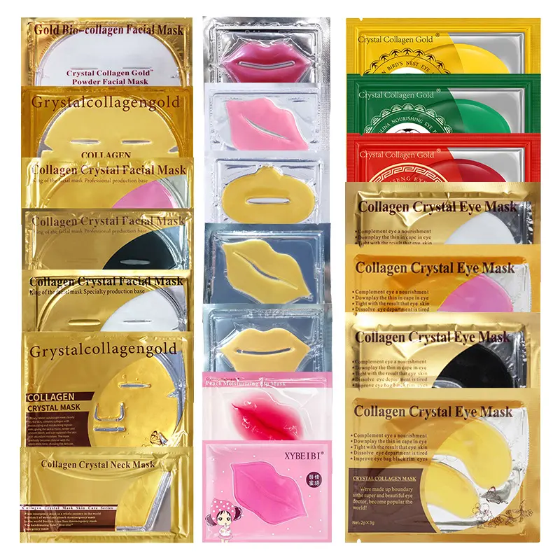 24K Golden Eye Mask Moisturizing and Moisturizing Collagen Eye Patch for Women's Eye Care Comfort Moisture