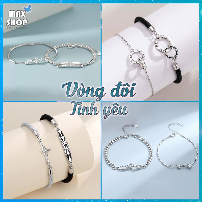 Vòng đôi nam nữ COUPLE TÌNH YÊU vòng tay cặp đôi cá tính thời trang HÀNG MỚI VỀ