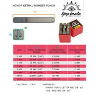 Gambar TJAP MATA / CAP MATA Nomor / Angka Ketok / Number Punch 3 MM dari Tjap Mata Indonesia Kota Administrasi Jakarta Pusat 2 Tokopedia