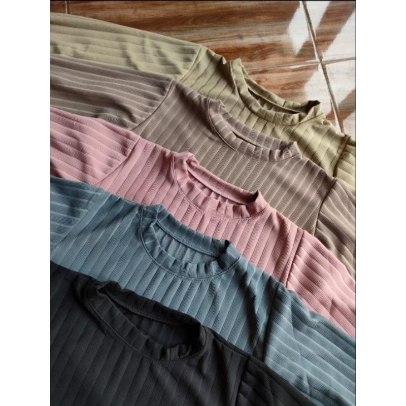 Tunik Knit Hornet Elegan Simple Premium - Tunik Knit Premium Murah Meriah melar muslim Panjang Basic