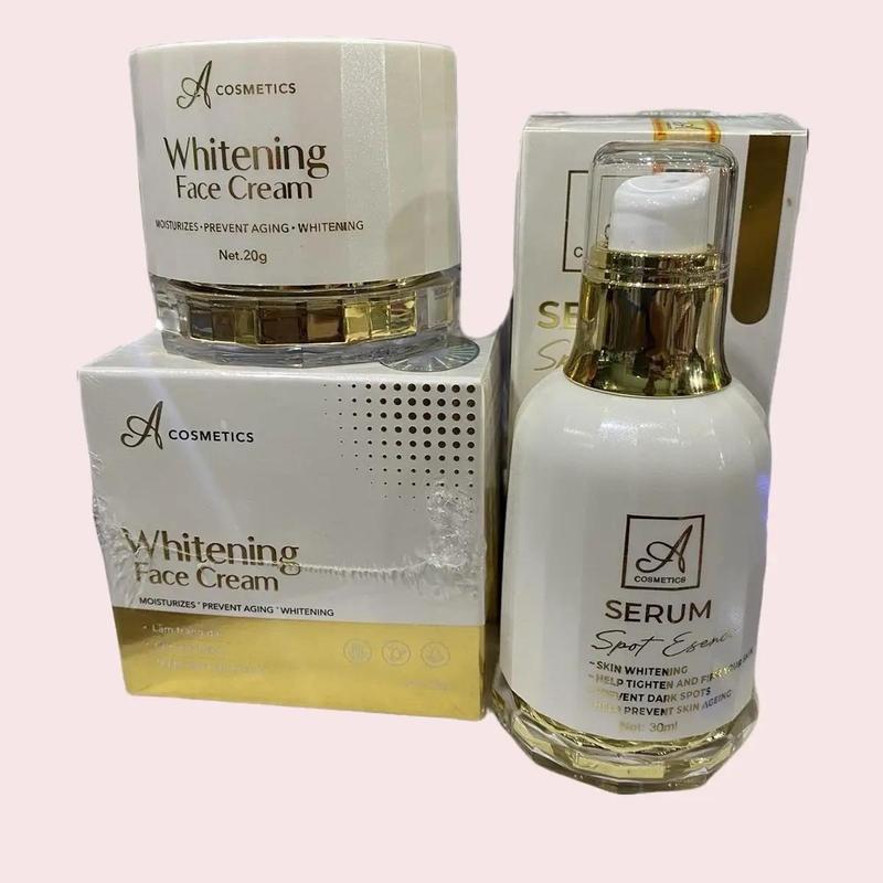 Combo mẫu mới kem face pháp A và Serum  Acosmetics dưỡng trắng và cấp ẩm Mỹ phẩm phương anh Skincare Son