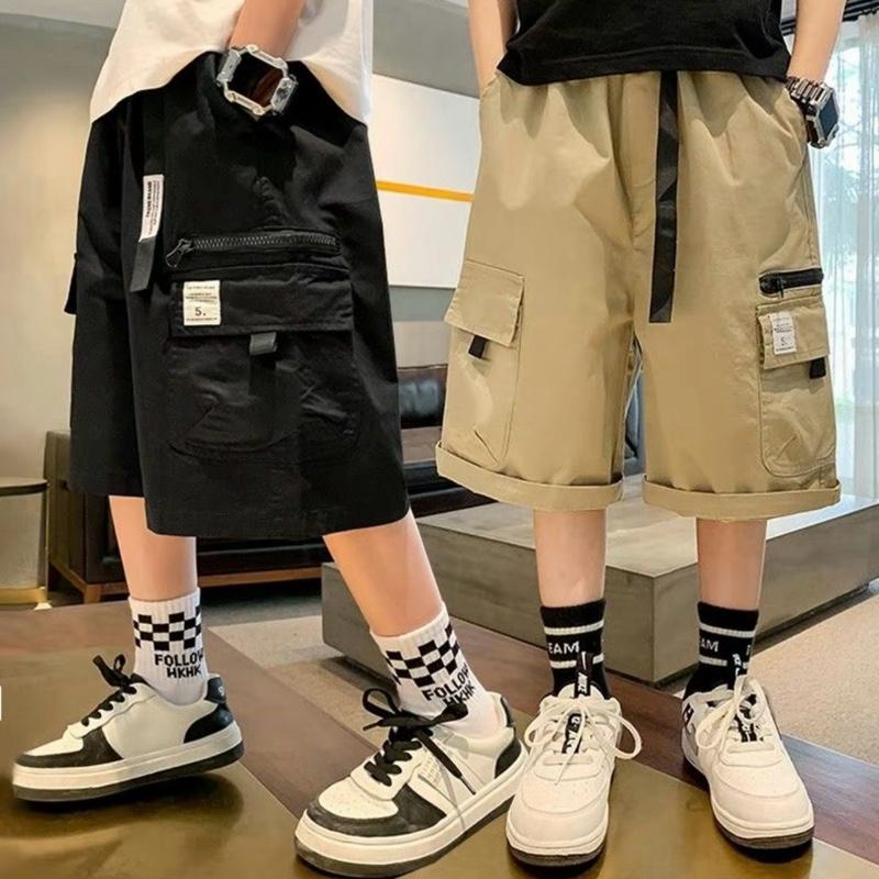 18-50kg Combo 2 ,1 quần Short Kaki bé trai Túi hộp Hàn Quốc hàng mới mùa hè 2025