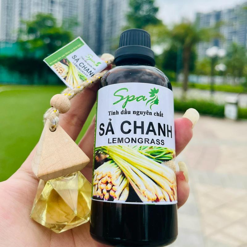 Tinh Dầu Sả Chanh Nguyên Chất SPA 100ML - 50ML -30ML Tặng vỏ lọ treo xe
