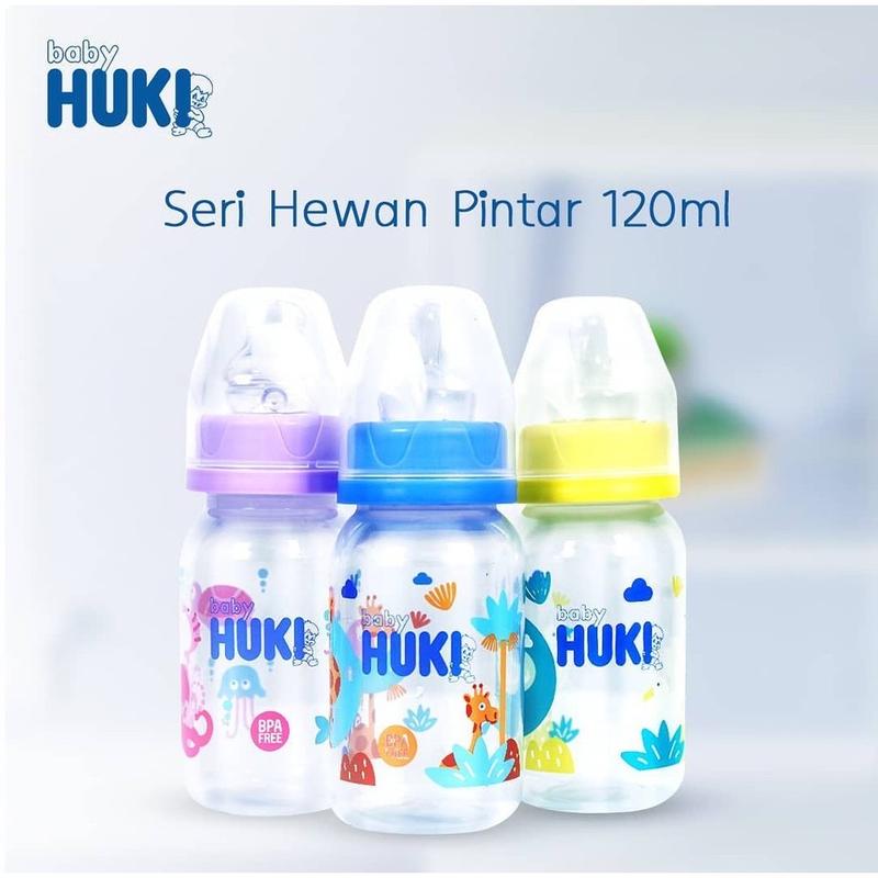 Botol Susu Huki Dot Gepeng/ Baby Huki Orthodontic nipple round PP Bottle 120ML 240ML 0