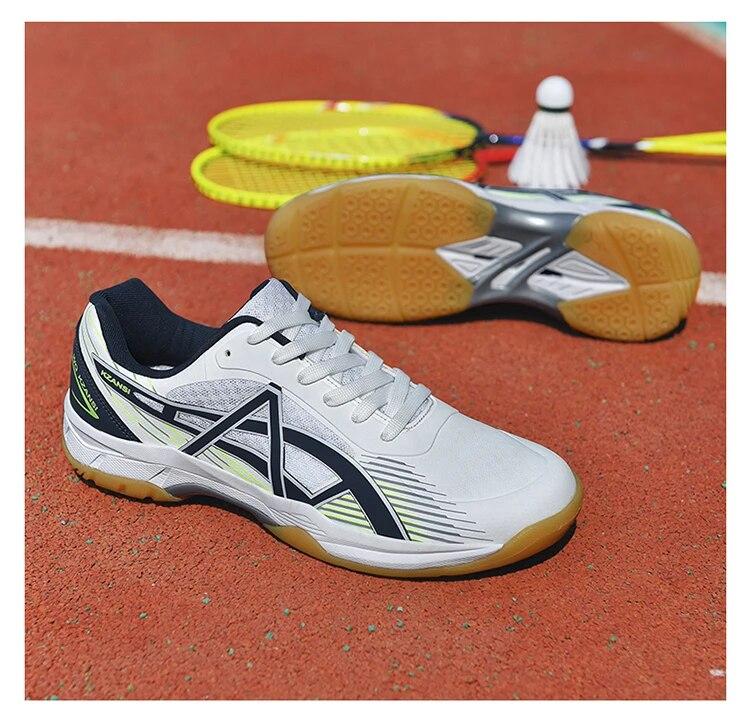 Product Introduction of Kasut Badminton, Kasut Lari Lelaki, Jenama Baru 202, Profesional, Tidak licin, Penyerapan Kejutan, Tahan Haus, Tinggi, Ringan, Sneakers Bola Tampar, Untuk Lelaki, Renda, Bernafas, Jurulatih Badminton, Sneakers, Gatti, 21