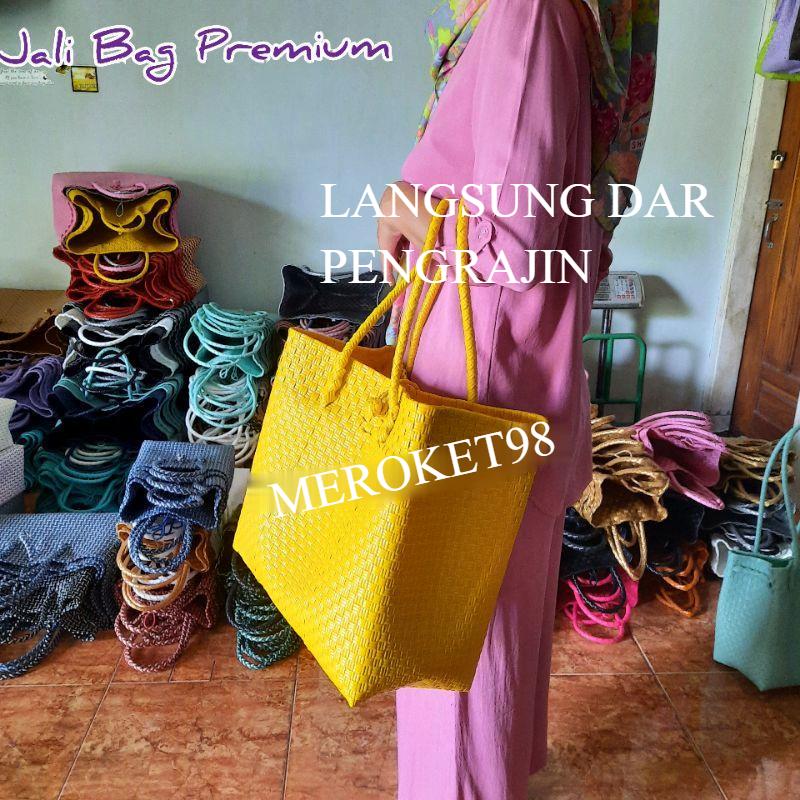 BEST SELLER Tas Wanita Anyaman Plastik Jali Pastel Series Premium Tas Anyaman Souvenir Belanja custom Anyam Plastik Jaly 5