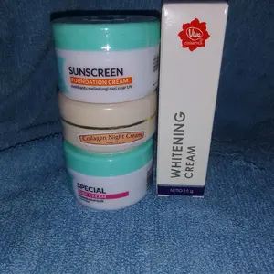 viva whitening cream ( paket pencerah wajah) Semua Jenis Kulit Wajah Pelembab