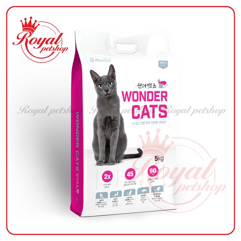 (5kg) Wonder Cats - Thức ăn hạt CHO MÈO MỌI LỨA TUỔI nhập khẩu Hàn Quốc