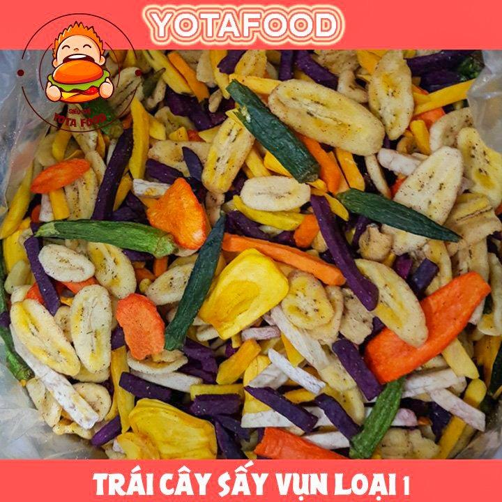 Trái Cây Sấy ( 500gr Thập Cẩm Sấy hàng vụn) | Đồ ăn vặt Yotafood