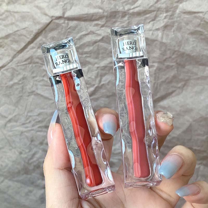 (Siêu hot) Son lì Herorange® chất kem lì nhung mịn lâu Trôi mềm môi Herorange Matte lip color Son23 8