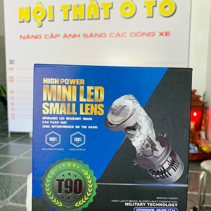 Siêu bi Mini H4 T90 65W  Bảo hành 1năm lỗi đổi mới 4