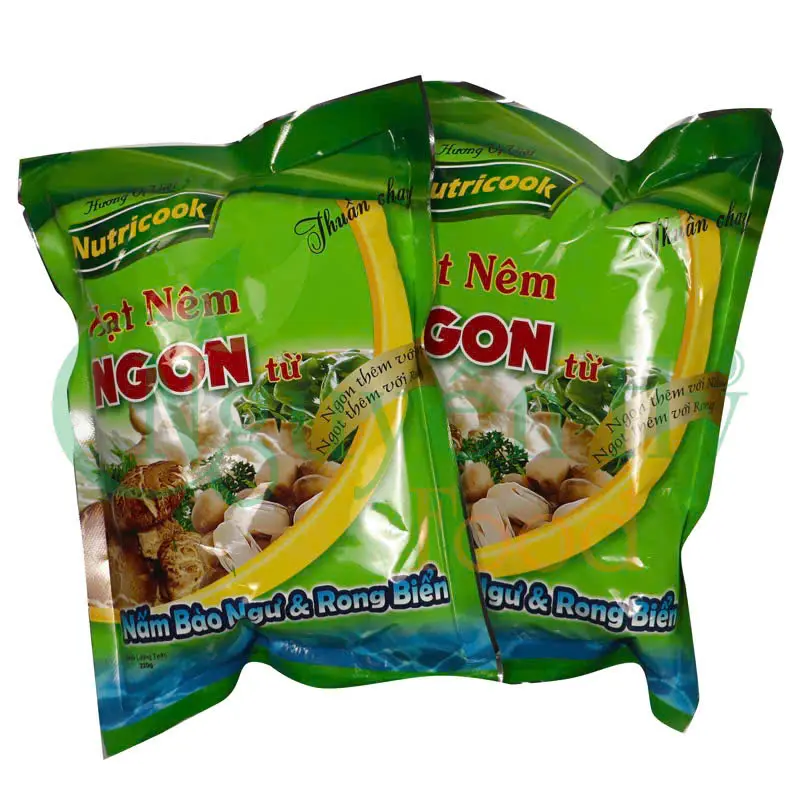 Hạt Nêm Nấm Bào Ngư & Rong Biển Nutricook thuần chay 220g / 400g/ 800g   Gia Vị