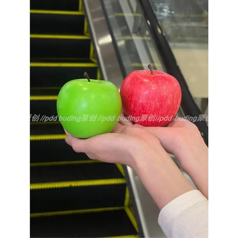 Phụ Kiện Clogs Thông Gió Công Viên Trái Cây, Mô Phỏng Táo Và Dưa Hấu, Ba Chiều, Khóa Trang Trí Có Thể Tháo Rời Thời Trang Dễ Thương Và Ngọt Ngào 3