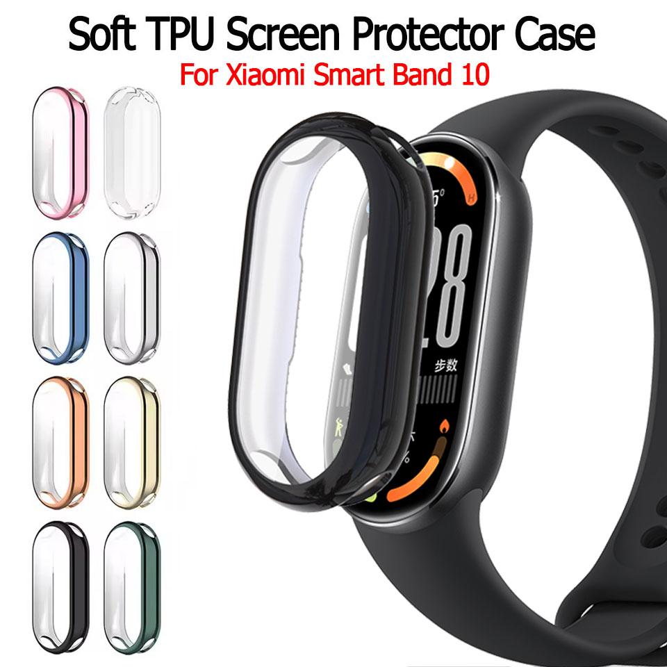 เคส สำหรับ xiaomi mi band 10 เคสกันรอยหน้าปัดนาฬิกา สำหรับ Xiaomi Smart Band 10 เคส smart watch