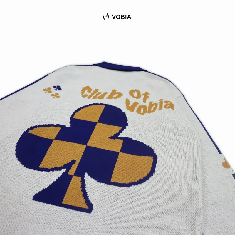 Vobia Jersey Crewneck Knitted Oversized Boxy - Spade 3