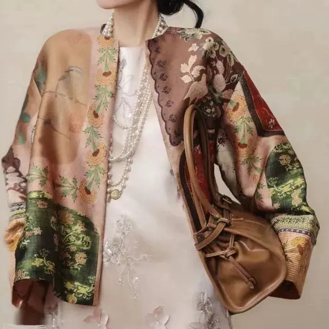 Counter Withdrawal Tail Order Leak-Picking Autumn New High-End Design Fashionable National Style New Chinese Style Coat for Women