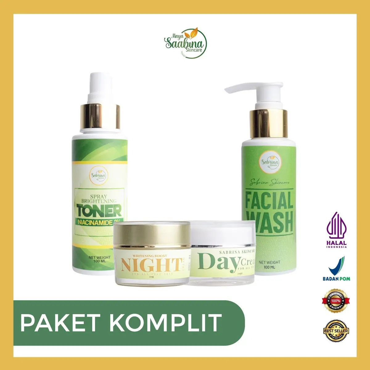 Sabrina skincare Pemutihan