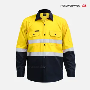 WEARPACK SAFETY MOKOWORKWEAR YELLOW-NAVY