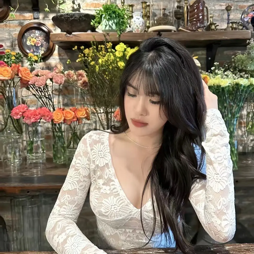 Áo Ren Ôm Body xuyên thấu đi chơi - đi biển